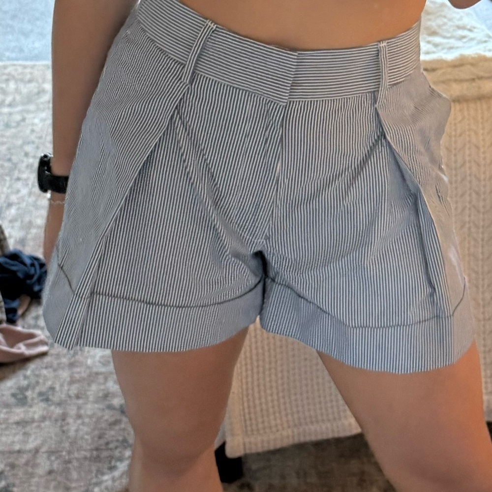 Banana Republic Blue High Waist Shorts